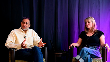 Lisa Saksida and Ravi Menon