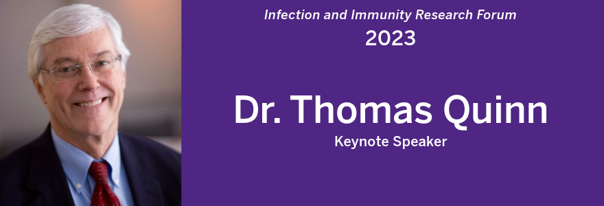 Dr. Thomas Quinn, IIRF Keynote speaker 2023